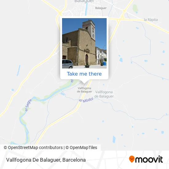 Vallfogona De Balaguer map