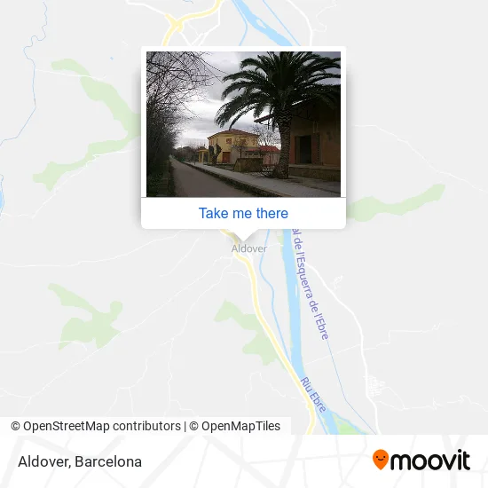 Aldover map
