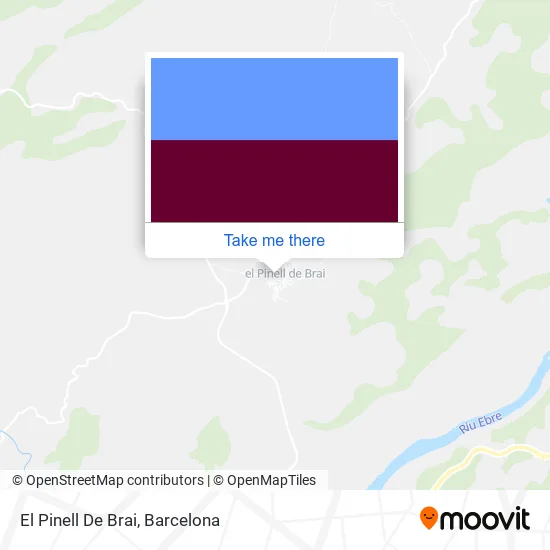 El Pinell De Brai map