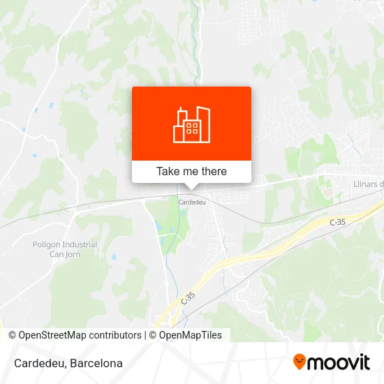 Cardedeu map