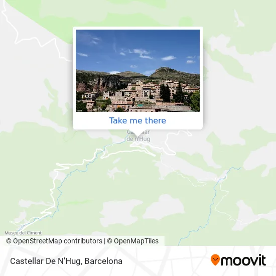 Castellar De N'Hug map