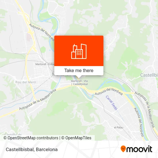 Castellbisbal map