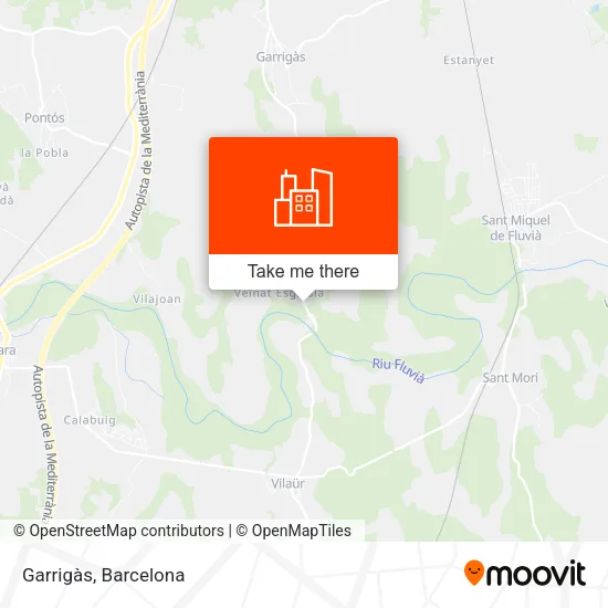 Garrigàs map