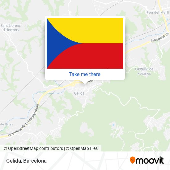 Gelida map