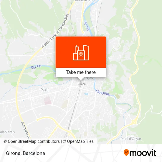 Girona map