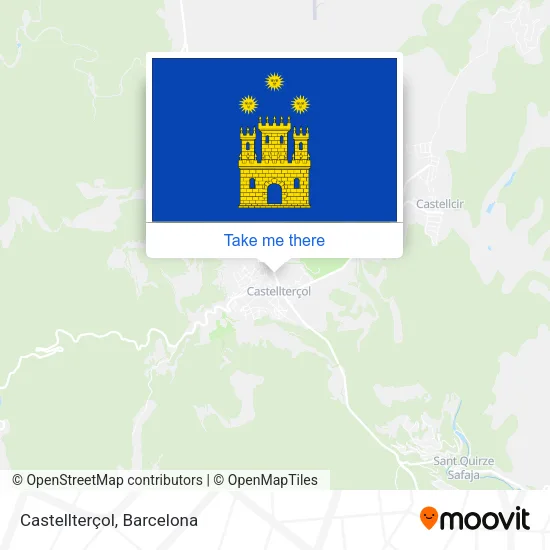 Castellterçol map