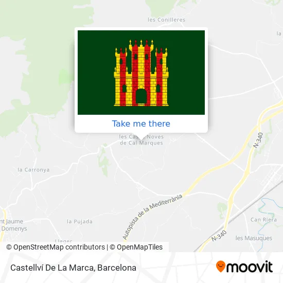 Castellví De La Marca map