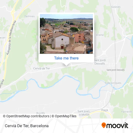Cervià De Ter map
