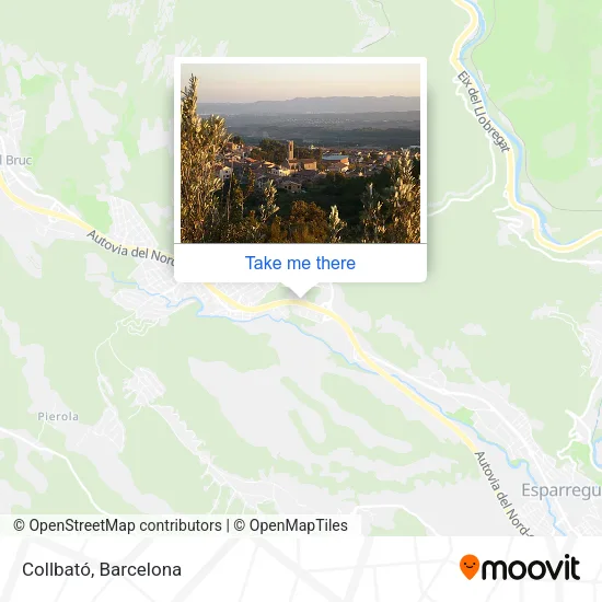 Collbató map