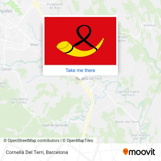 Cornellà Del Terri map