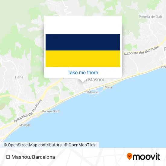 El Masnou map