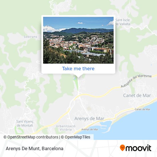 Arenys De Munt map