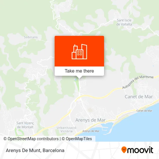 Arenys De Munt map
