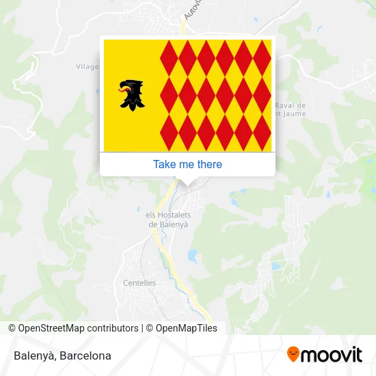 Balenyà map