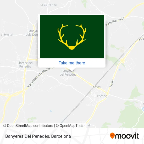 Banyeres Del Penedès map