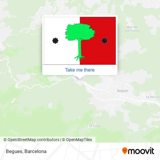 Begues map
