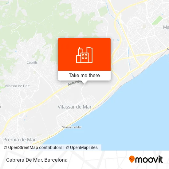 Cabrera De Mar map