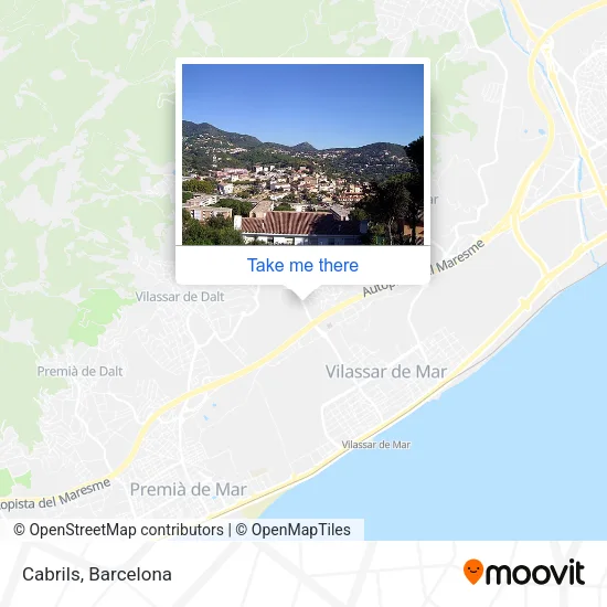 Cabrils map