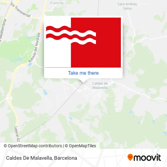 Caldes De Malavella map