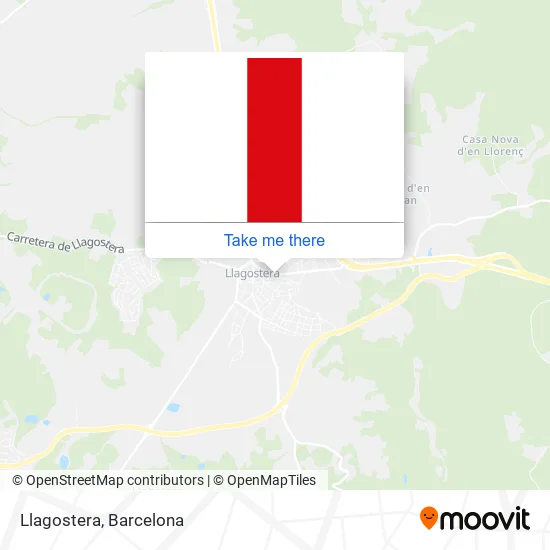 Llagostera map