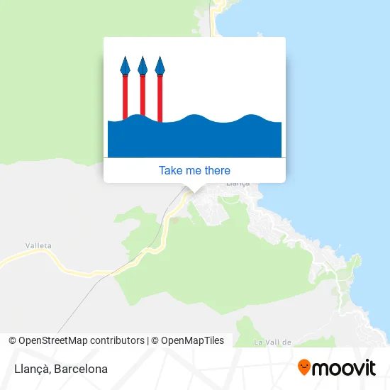 Llançà map