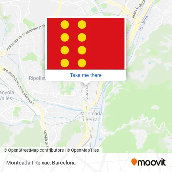 Montcada I Reixac map