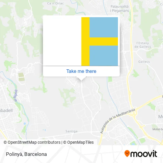 Polinyà map