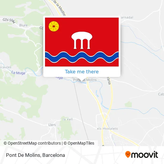Pont De Molins map
