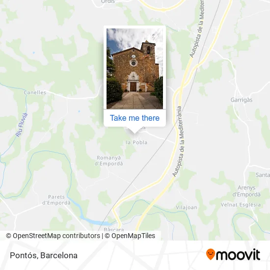 Pontós map