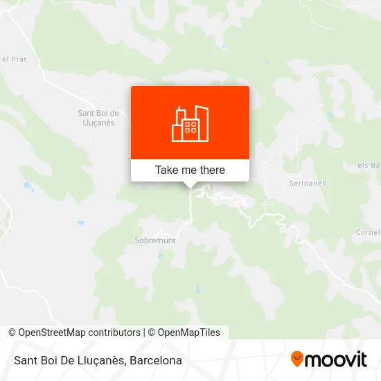 Sant Boi De Lluçanès map