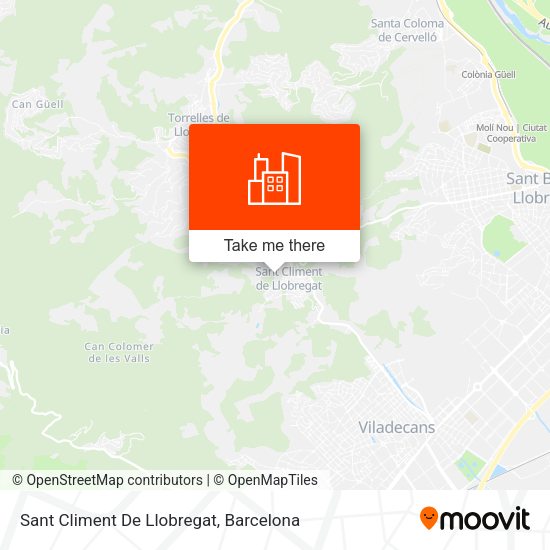 Sant Climent De Llobregat map