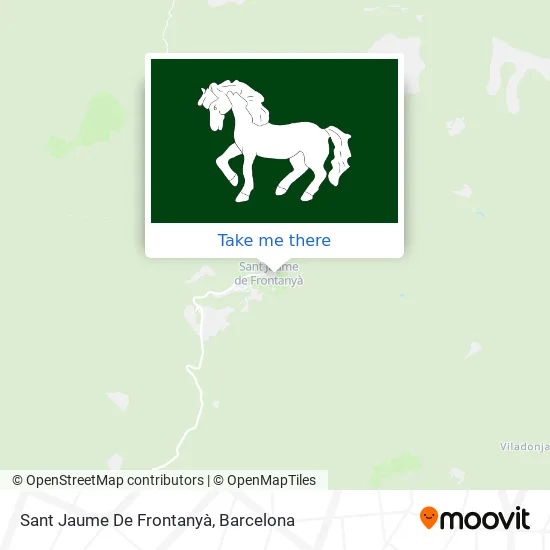 Sant Jaume De Frontanyà map