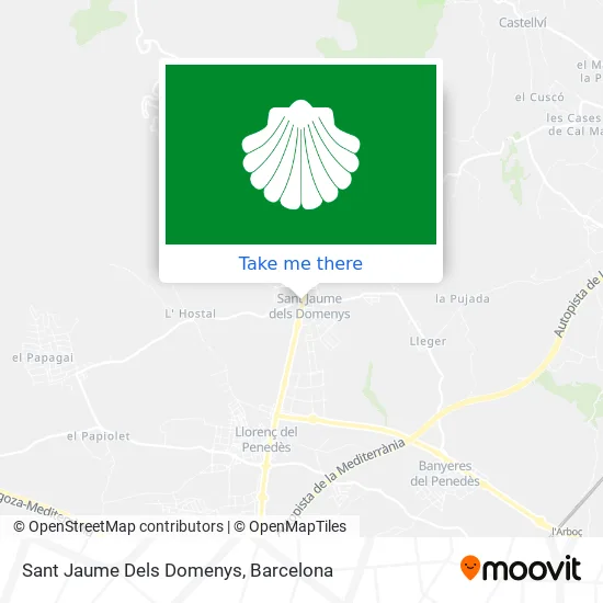 Sant Jaume Dels Domenys map