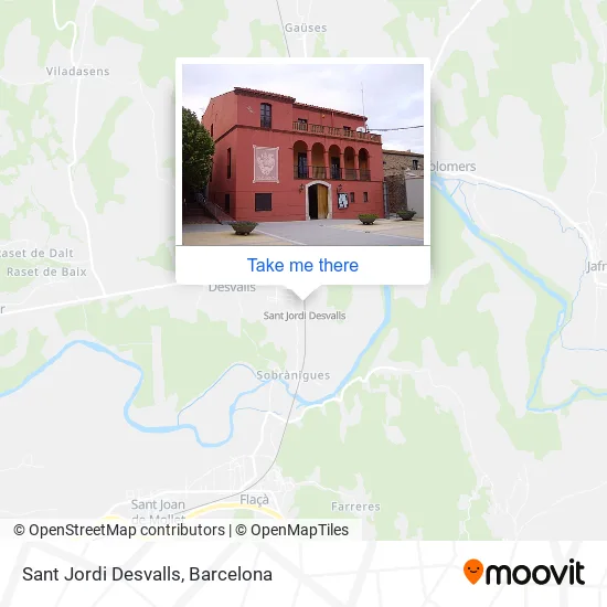 Sant Jordi Desvalls map