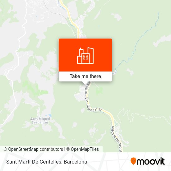 Sant Martí De Centelles map
