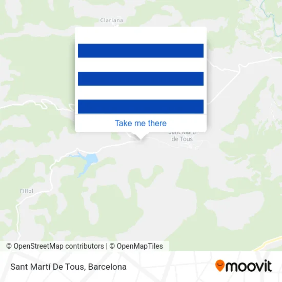 Sant Martí De Tous map