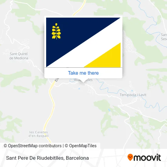 Sant Pere De Riudebitlles map