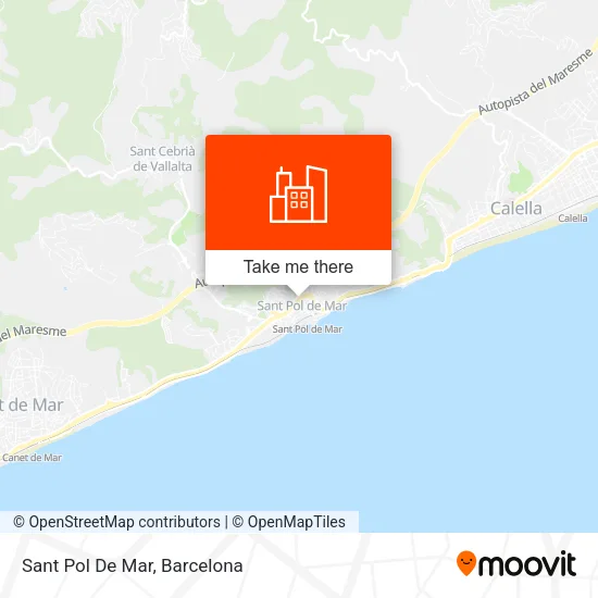 Sant Pol De Mar map