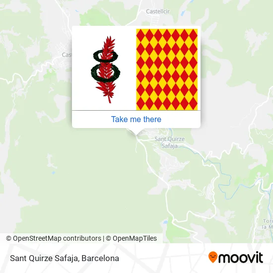 Sant Quirze Safaja map