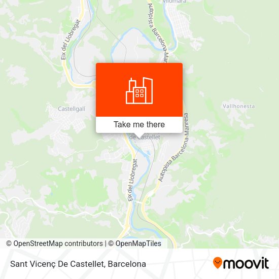 Sant Vicenç De Castellet map