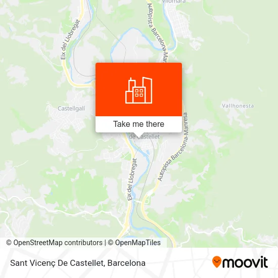 Sant Vicenç De Castellet map