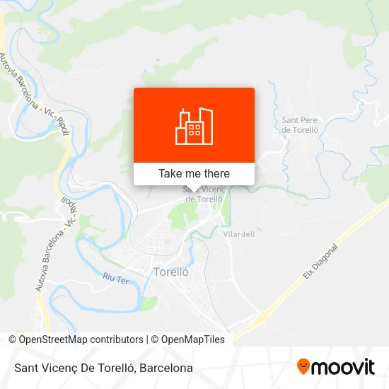 Sant Vicenç De Torelló map