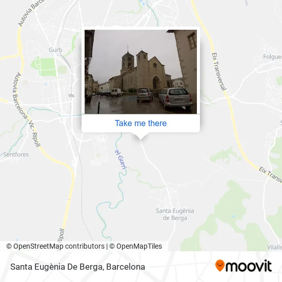 Santa Eugènia De Berga map
