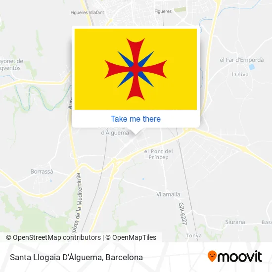 Santa Llogaia D'Àlguema map