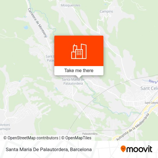 Santa Maria De Palautordera map