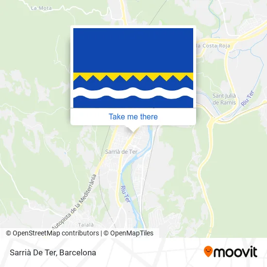 Sarrià De Ter map