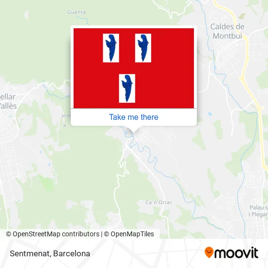 Sentmenat map