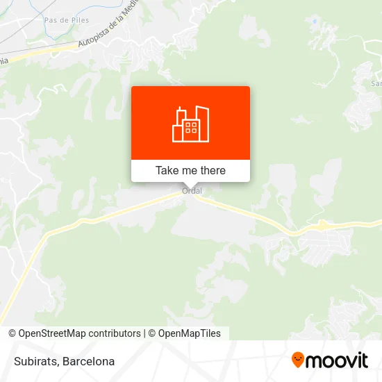 Subirats map