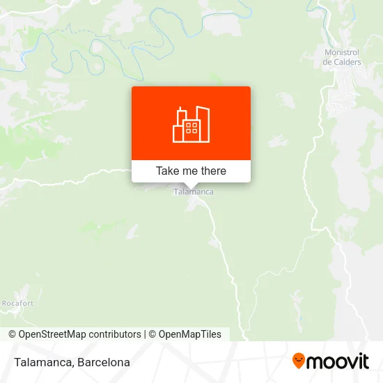 Talamanca map