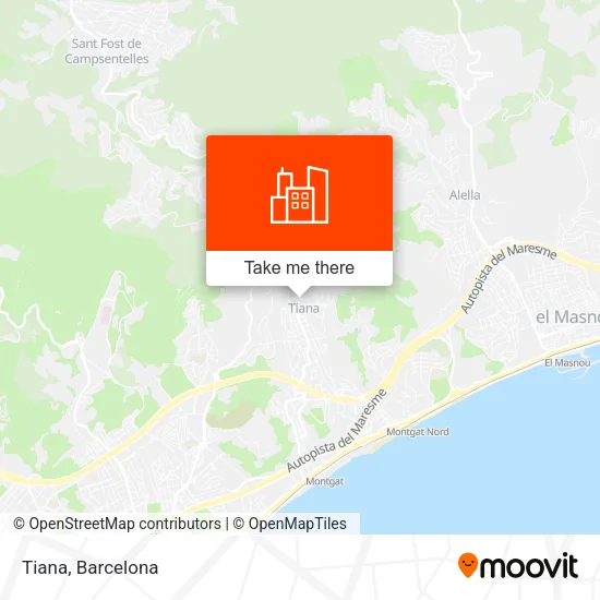 Tiana map
